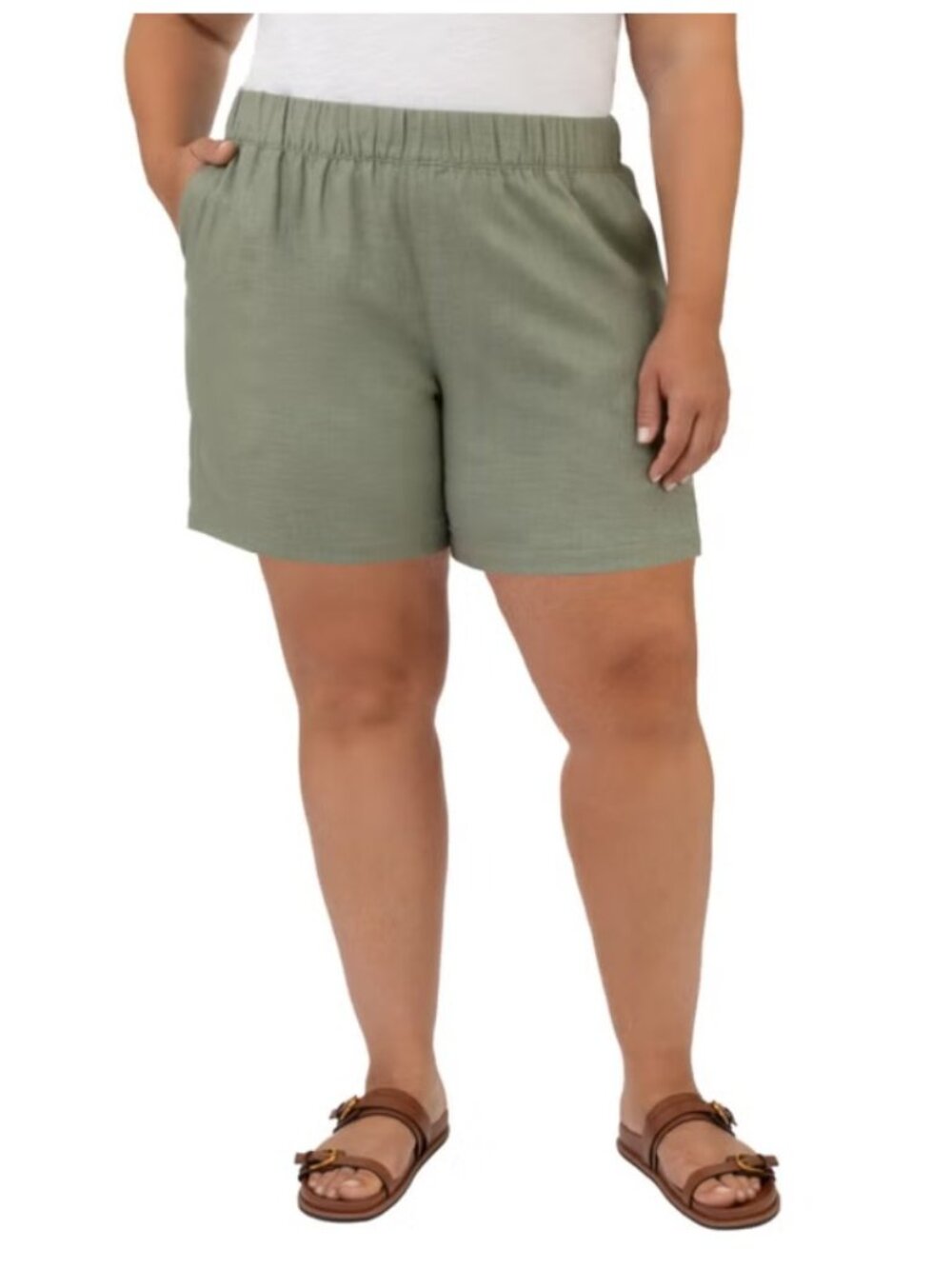 NWT BLANKNYC Women's Linen Blend Short Size XXL